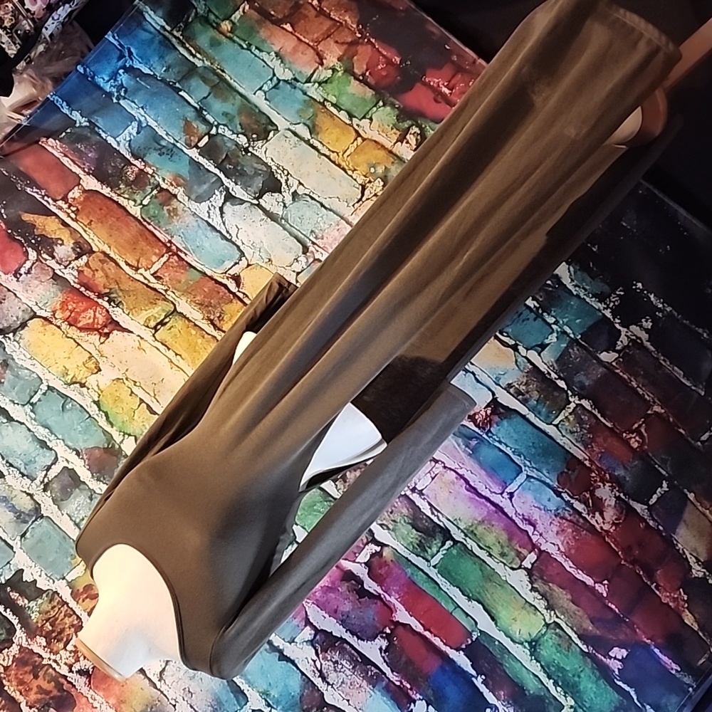 💋Make Offer! Split Sides Maxi Dress Army Green Fairycore Jedi Hot Topic